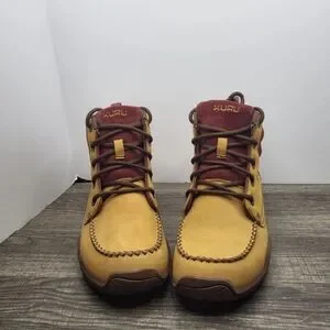 Bottes De Randonnée Kuru Quest Taille 9 - Cuir Blé Doré - Occasion Bon état